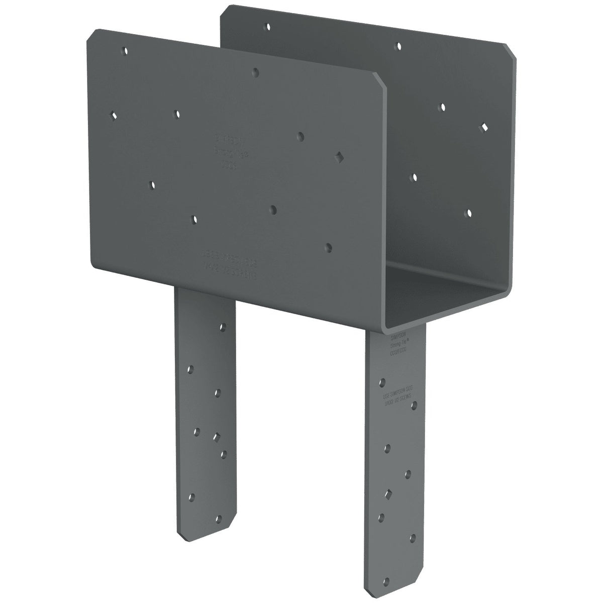 Simpson CCQ6-7.13SDS2.5 Column Cap for 6x Beam 7-1/8 in Post 7-Ga Steel w/SDS Screws