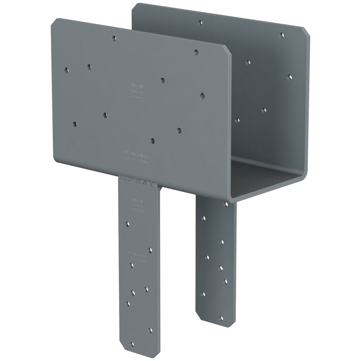 Simpson CCQ Column Cap w/SDS Screws, Rotated Straps