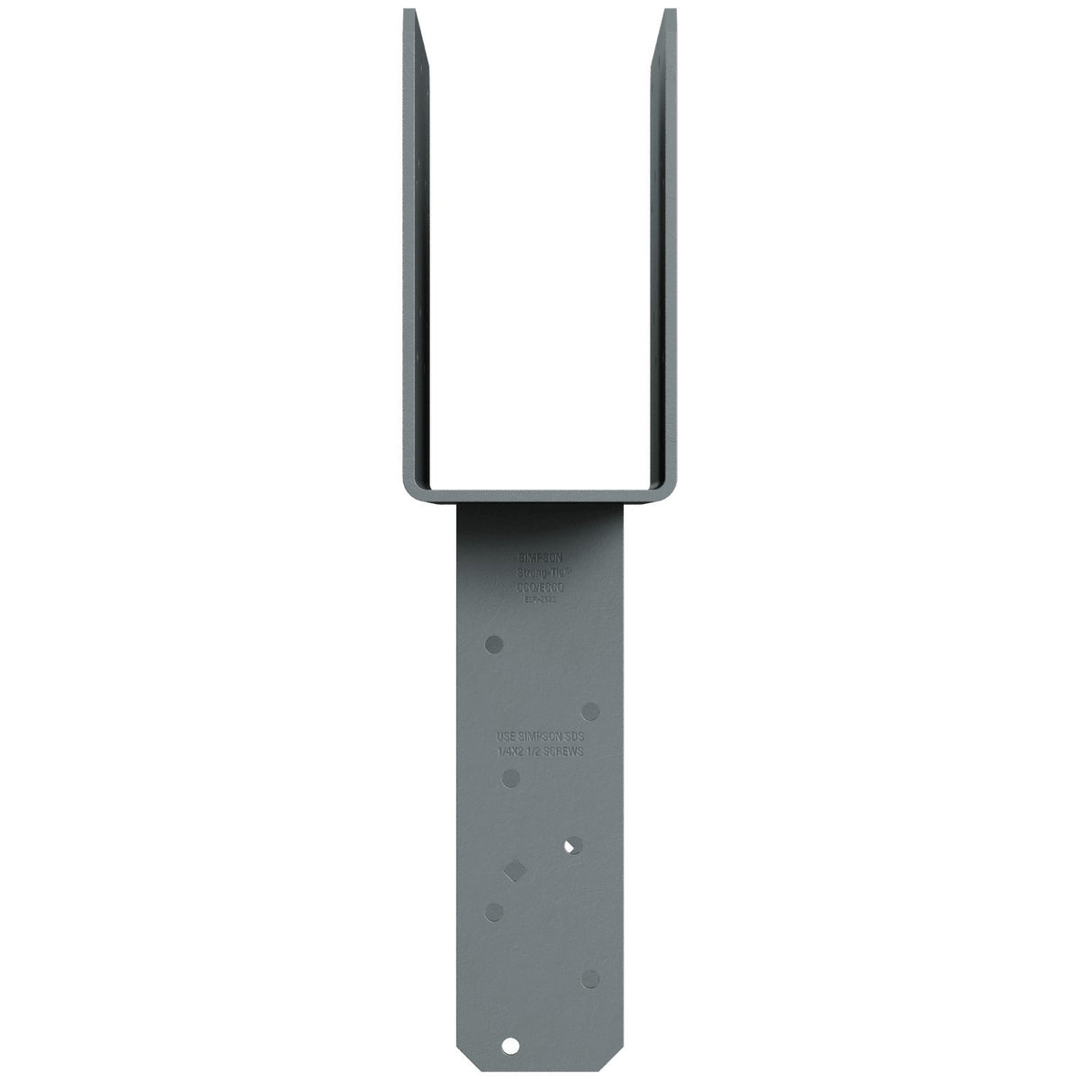 Simpson CCQ48SDS2.5 Column Cap for 4x Beam 8x Post 7-Ga Steel w/SDS Screws