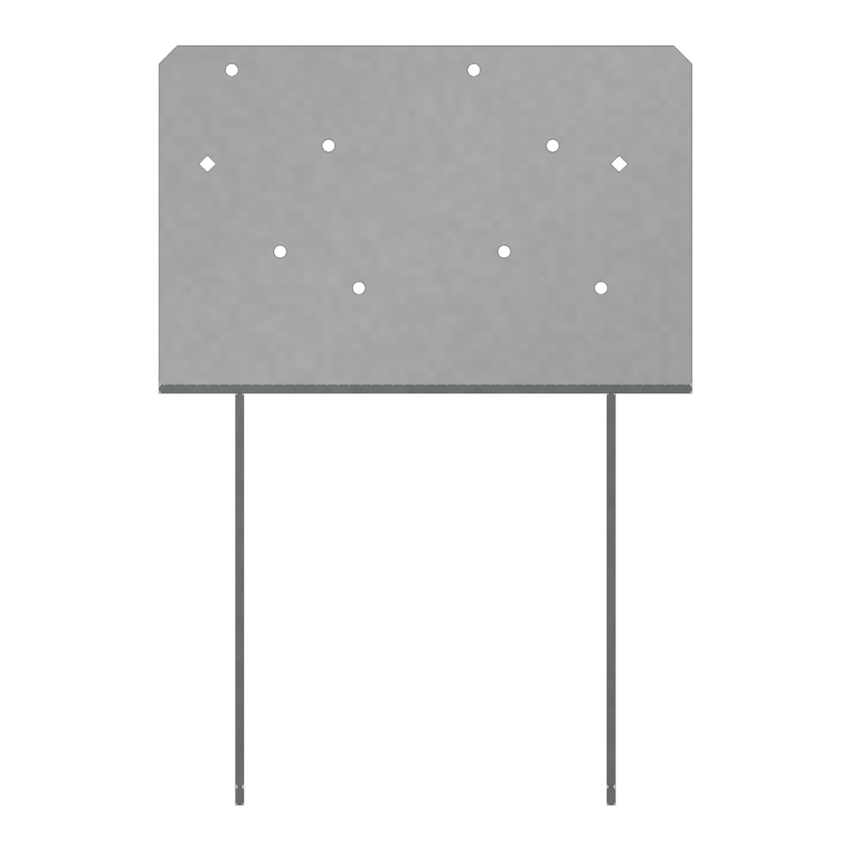 Simpson 4 x 8 Column Cap with SDS Screws CCQ48-SDS2.5HDG