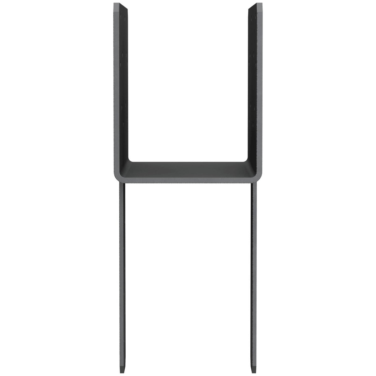 Simpson CCQ44SDS2.5ROT Rotated-Strap Column Cap for 4x Beam 4x Post 7-Ga Steel w/SDS Screws