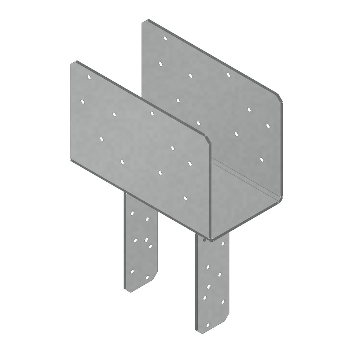 Simpson CCQ66-SDS2.5HDG HDG Column Cap for 6x Beam and 6x Post w/SDS Screws, 7-Ga Steel