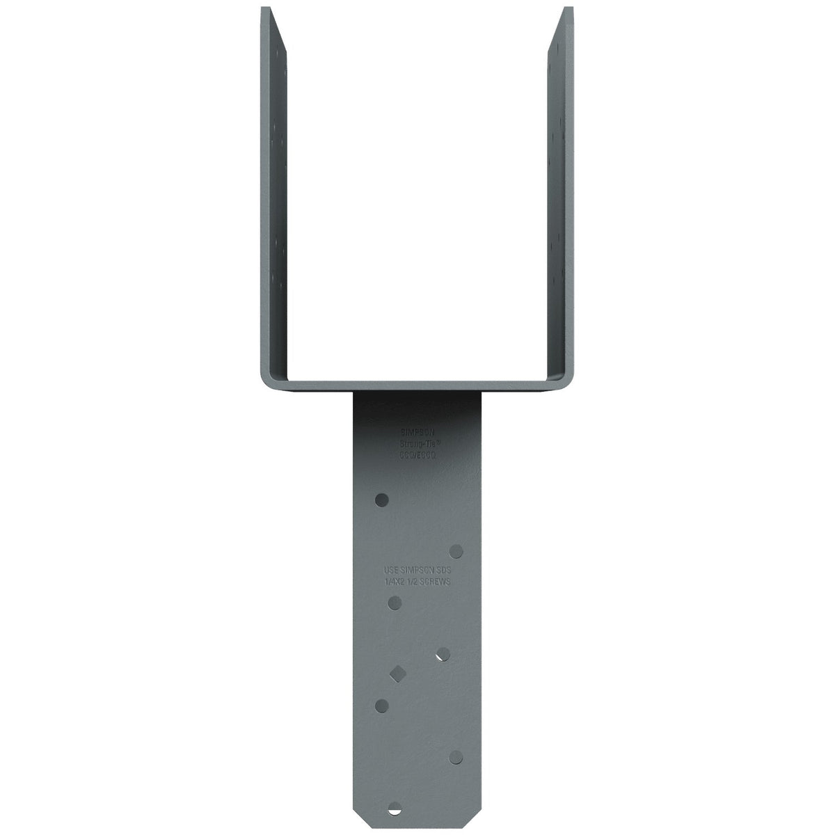 Simpson CCQ7.1-4SDS2.5 Column Cap for 7 in. Beam and 4x Post w/SDS Screws 3-Ga Steel