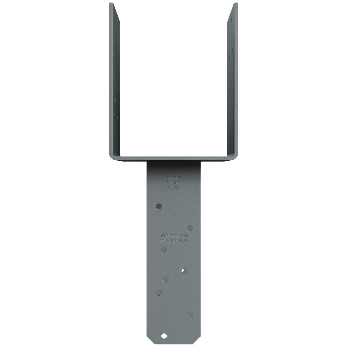 Simpson CCQ7.1-7.1SDS2.5 Column Cap for 7 in. Beam and 7 in. Post w/Screws 3-Ga Steel