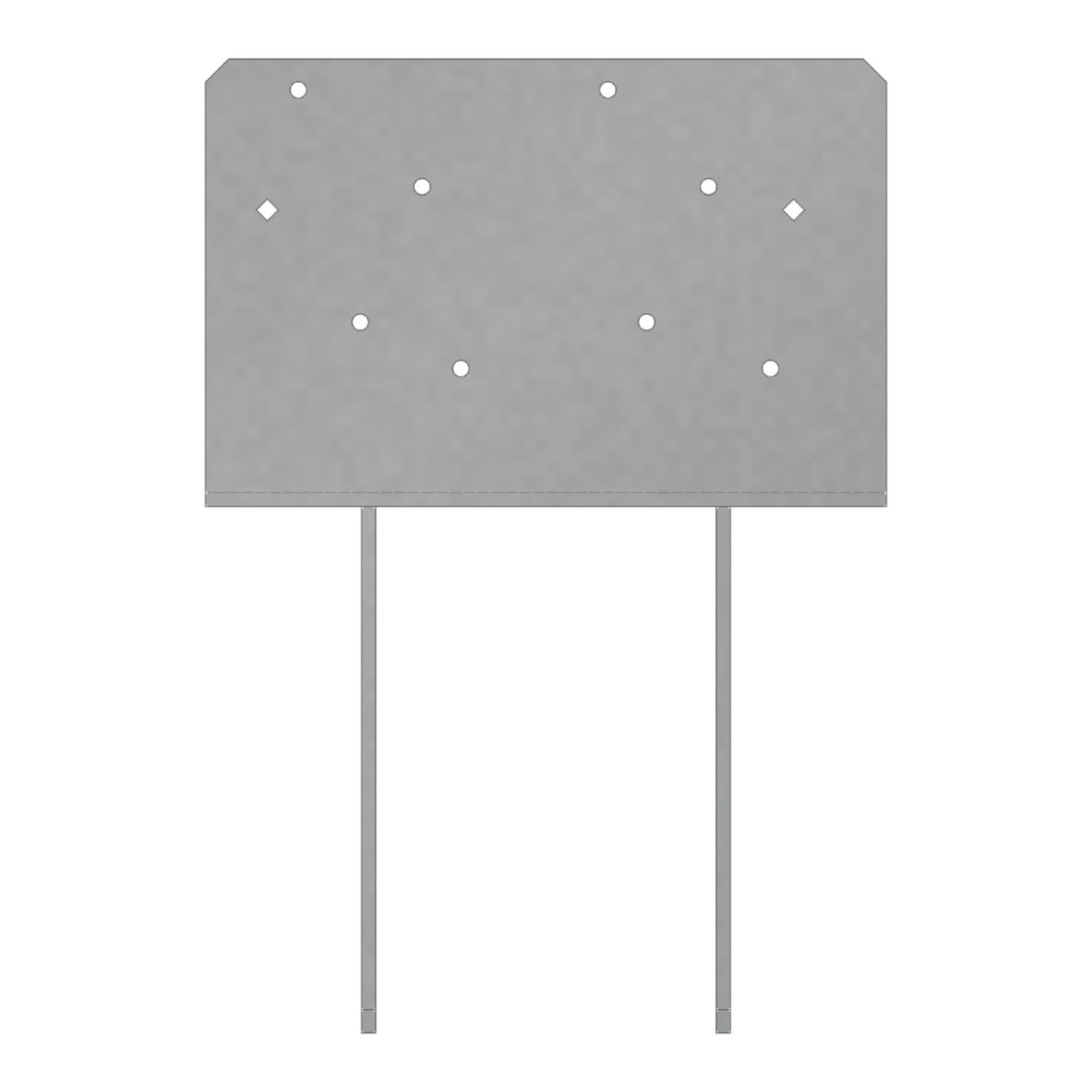 Simpson CCQ76SDS2.5 Column Cap for 6-3/4 in. Beam and 6x Post w/SDS Screws 3-Ga Steel