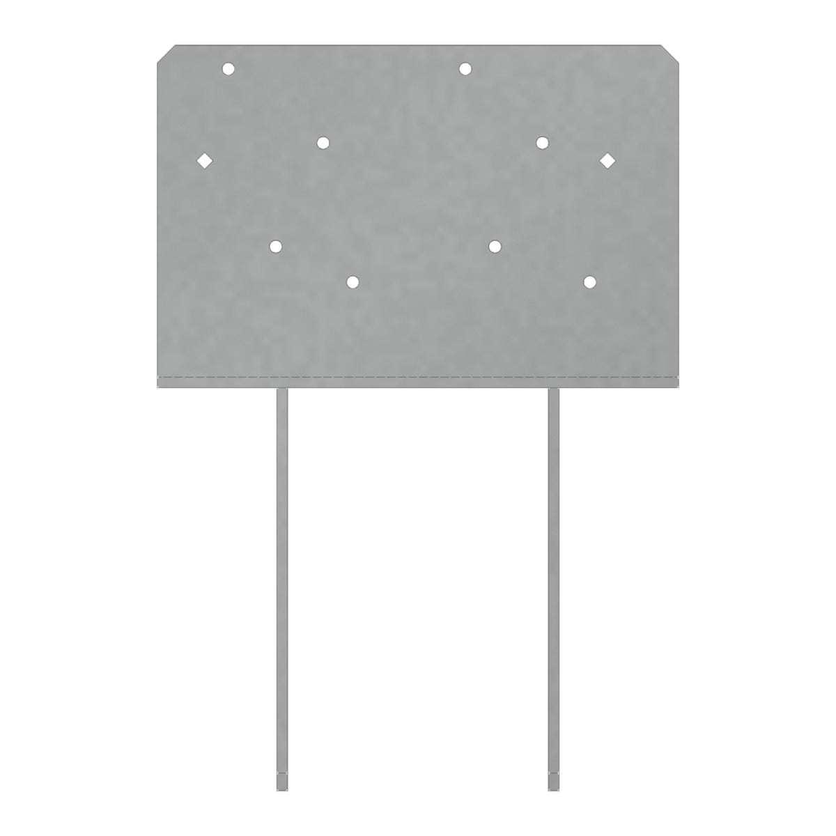Simpson CCQ96SDS2.5 Column Cap for 8-3/4 in Beam and 6x Post w/SDS Screws 3-Ga Steel