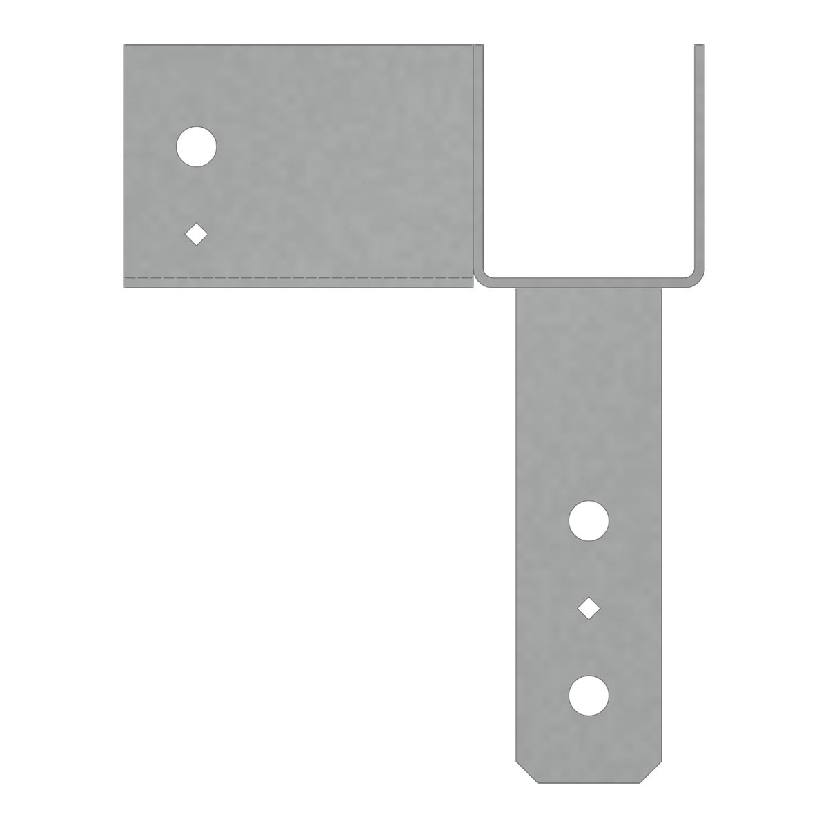 Simpson CCT44X Column Cap 4x Beam 4x Post T Shape Column to Beam Connector