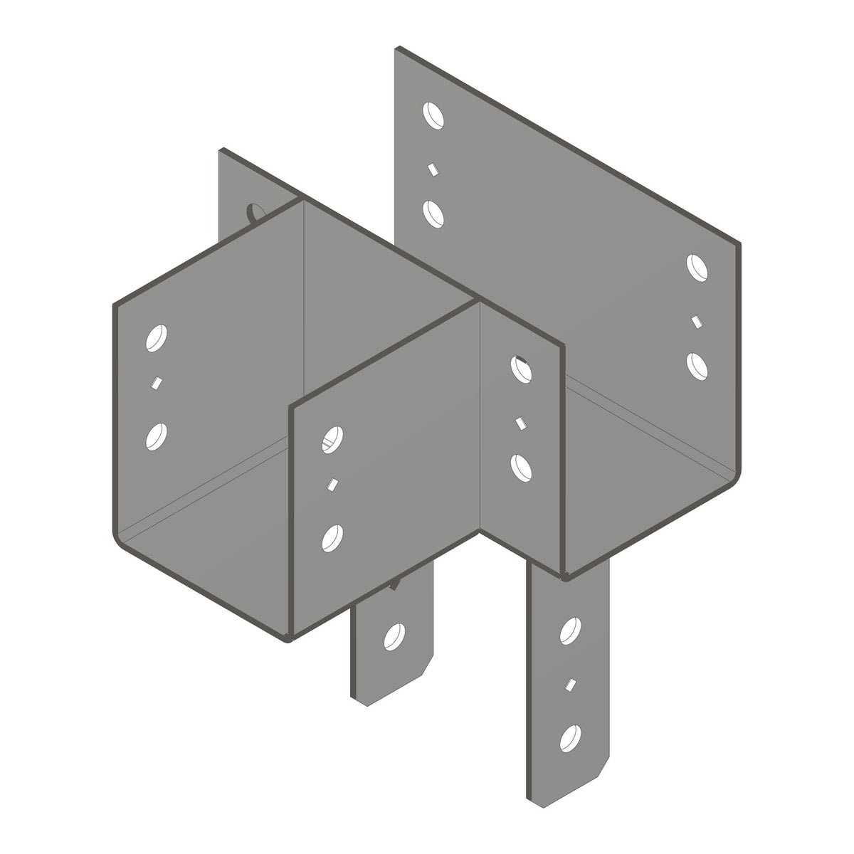 Simpson CCT66X Column Cap 6x Beam 6x Post T Shape Column to Beam Connection