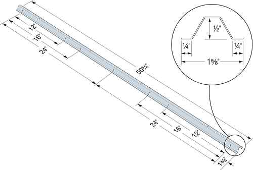 Simpson DBR/30 22-Gauge Galvanized Drywall Spacer Bracer