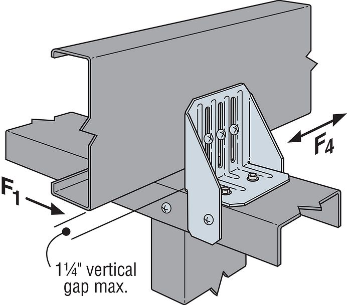 Simpson Strong-Tie S/HTC4 Heavy Truss Clip - G90 Galvanized