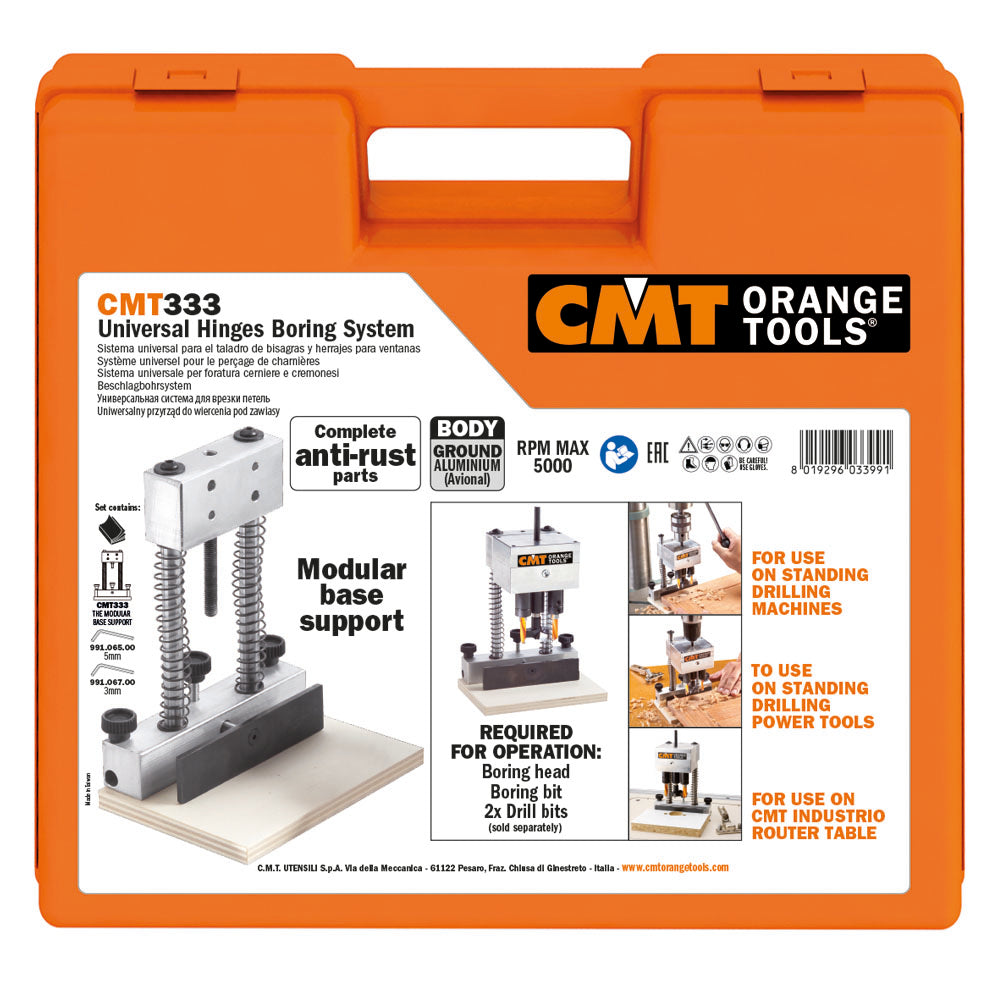 CMT333 Universal Hinge Boring System Support (Base only)