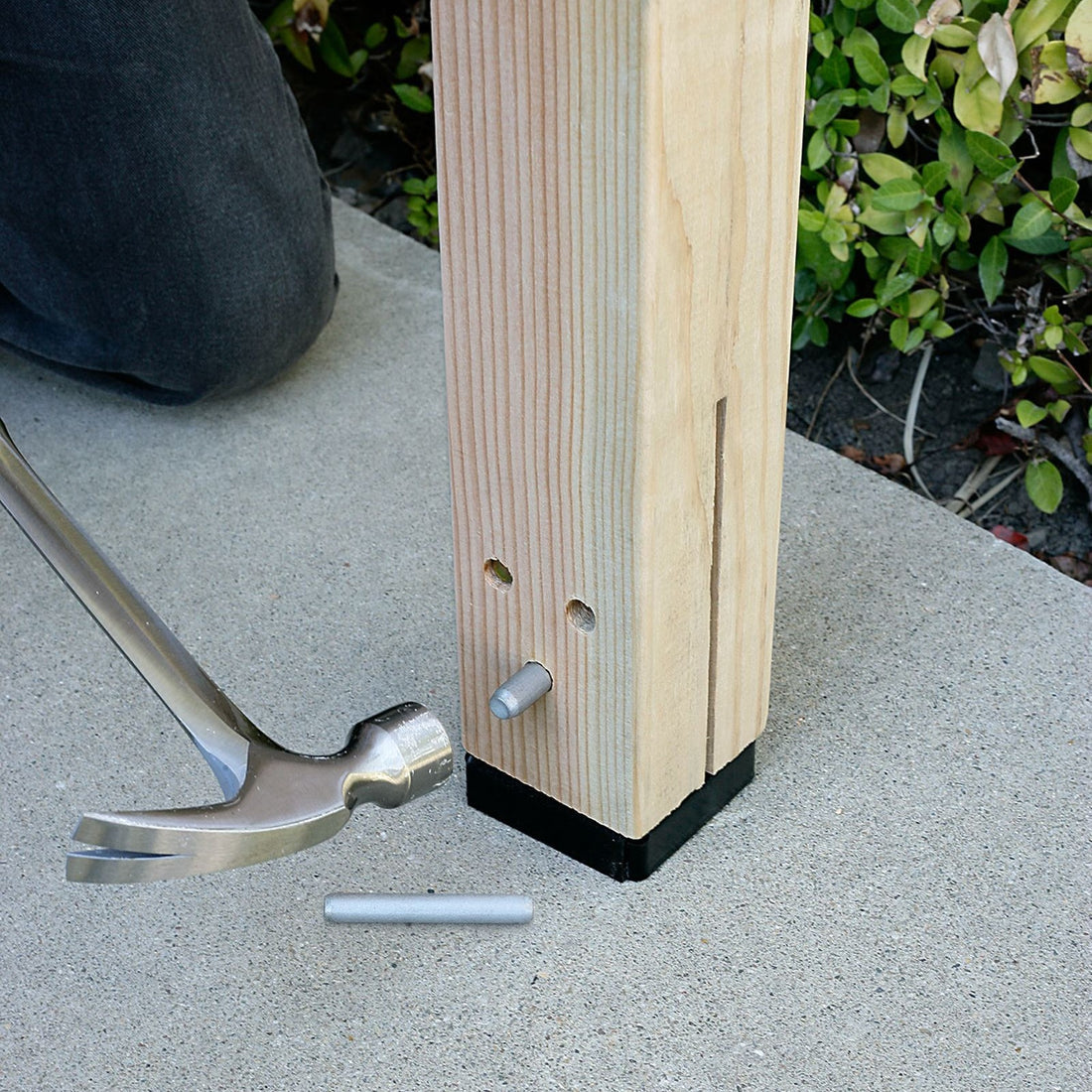 CPT44SS Concealed Post Base 4 x 4, Type 316 Stainless Steel
