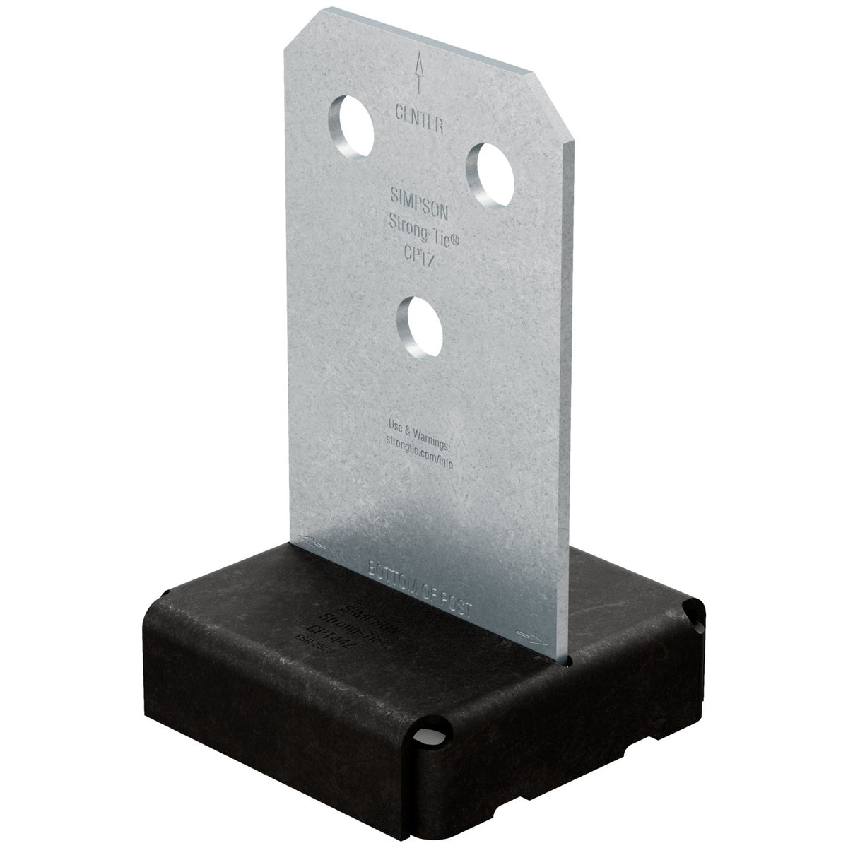 Simpson 4 x 4 Concealed Post Base Stainless Steel CPT44SS