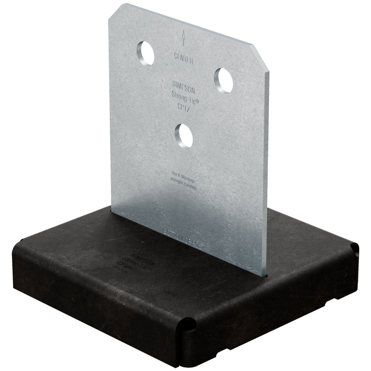 Simpson 6 x 6 Concealed Post Base ZMAX Galvanized CPT66Z