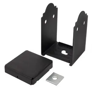 Simpson APB66 Ornamental 6x6 Post Base, Black Powder Coated
