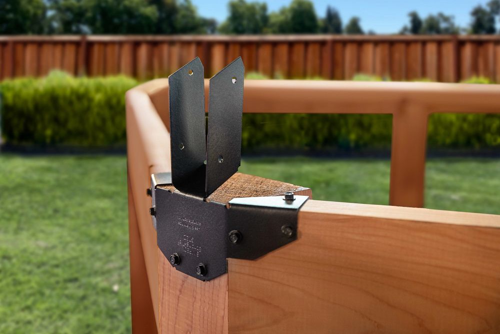 Simpson APGT2 Gazebo Tie, 2 Rafter Black Powder Coated