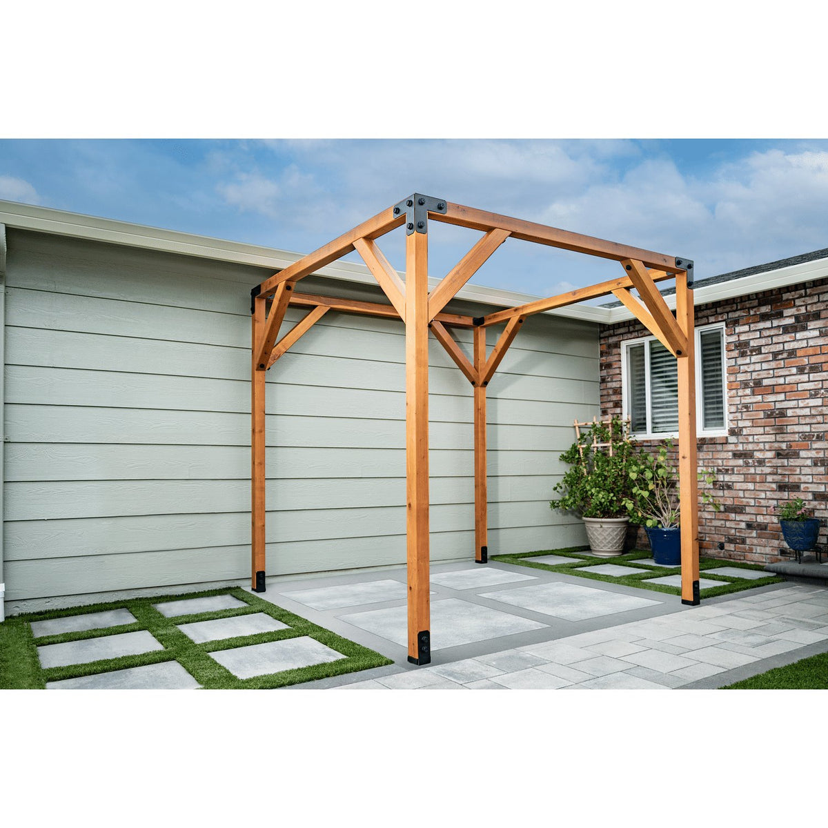 Simpson Outdoor Accents DIY Pergola Hardware Kit Avant 4x4 APVPK44-D1