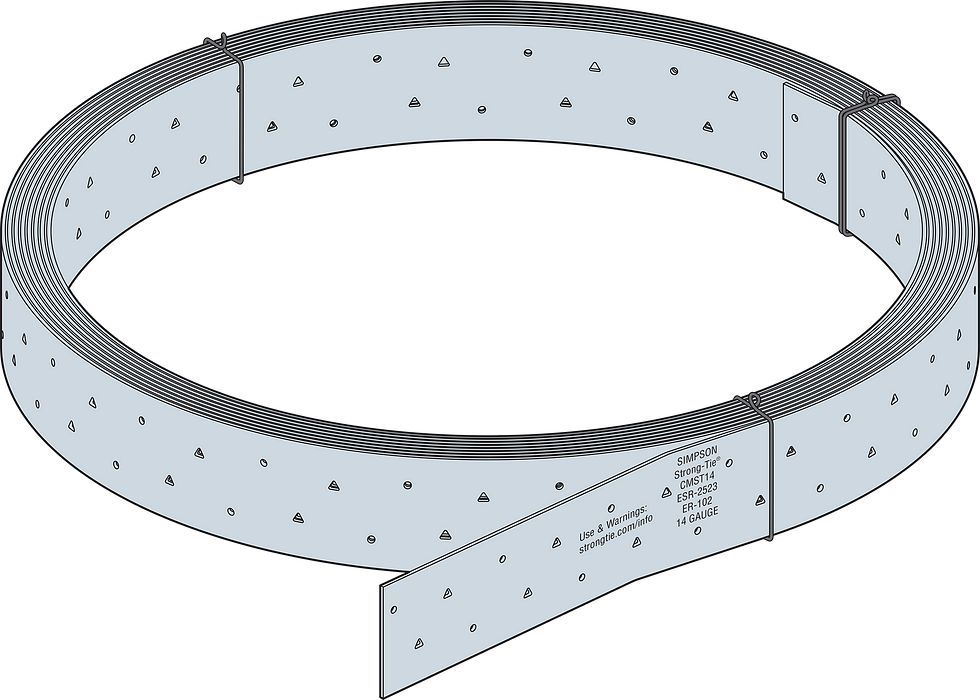 Simpson Strong-Tie CMST14 14 gauge 52-1/2 ft. Galvanized Coiled Medium Strap Tie