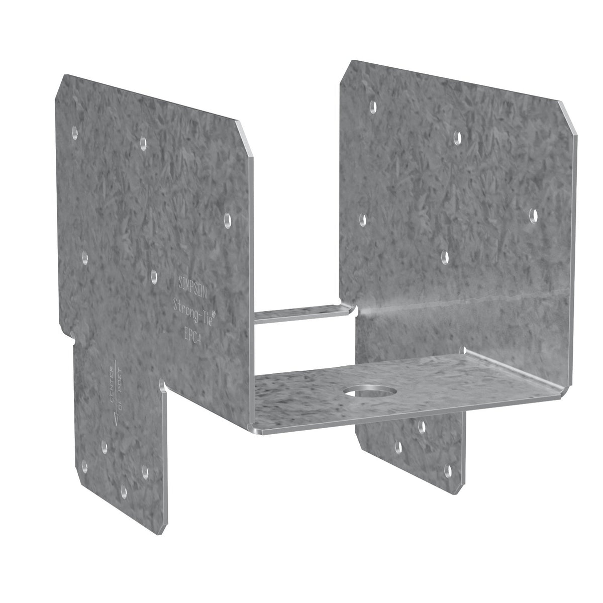 Simpson EPC4Z ZMAX Galvanized End Post Cap for 4x