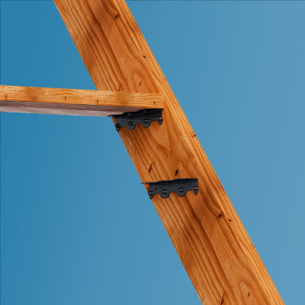 Simpson 10-1/4" Staircase Angle ZMAX Black Powder-Coated TA10PC
