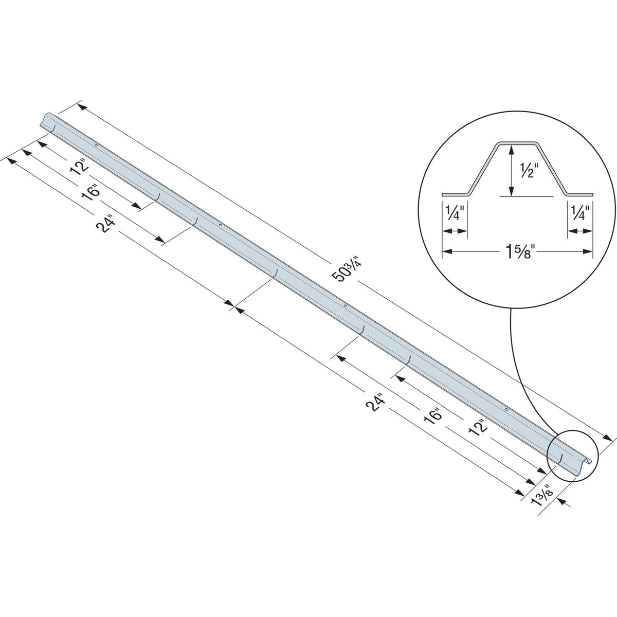 Simpson DBR/30 22-Gauge Galvanized Drywall Spacer Bracer