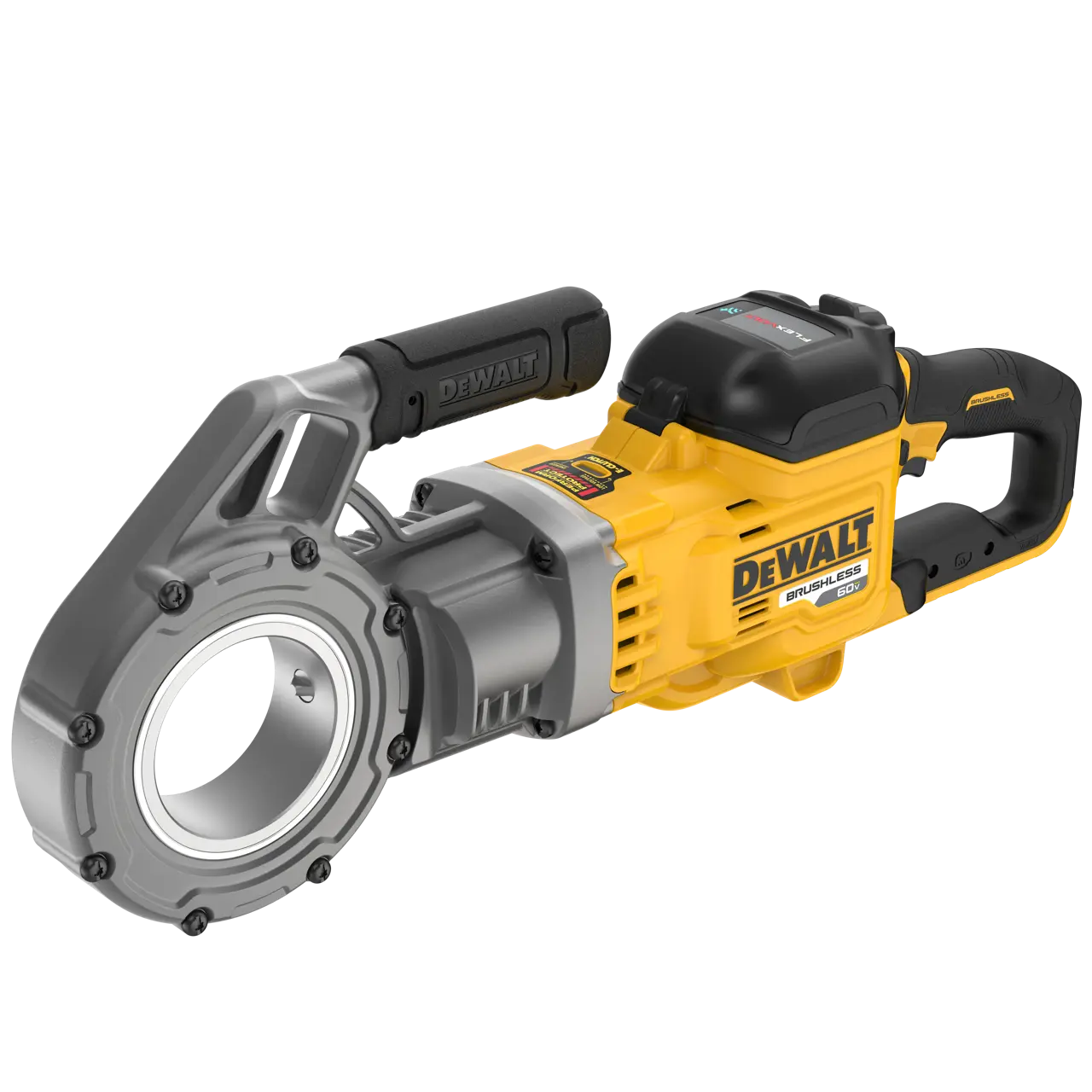 DeWALT FLEXVOLT 60V MAX Cordless 1/2 in. - 2 in. Pipe Threader Kit with (2) 9.0Ah Batteries