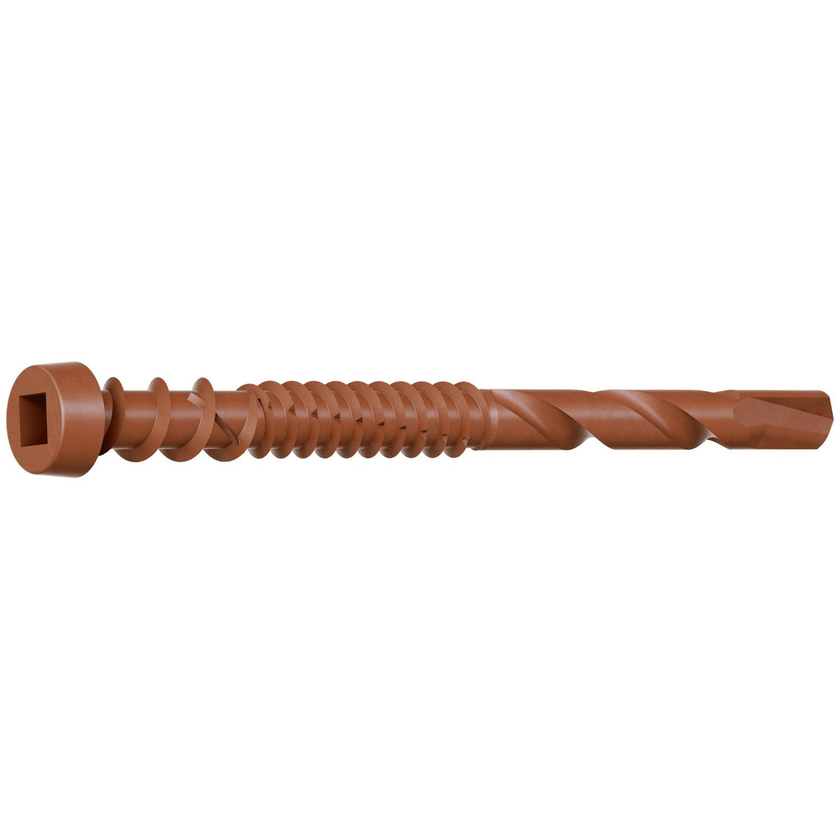 Simpson Deck-Drive DCSD Composite-to-Steel Collated Screw #10 x 2-3/8 in. Quik Guard Tan 01 1000-Pk