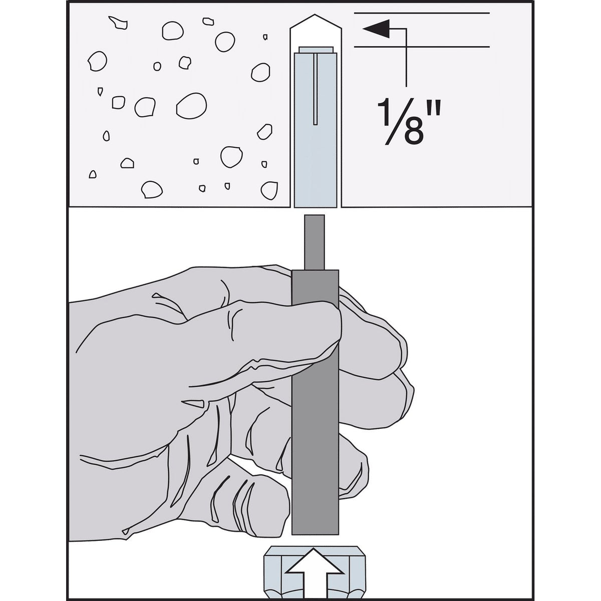 Simpson 1/2" Drop-In Internally Threaded Anchor Stainless-Steel DIA50SS