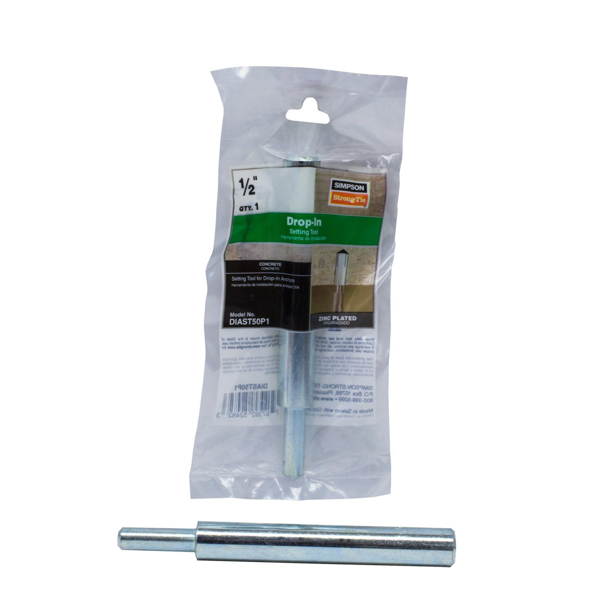 Simpson DIAST50P1 1/2" Drop-In Anchor Setting Tool