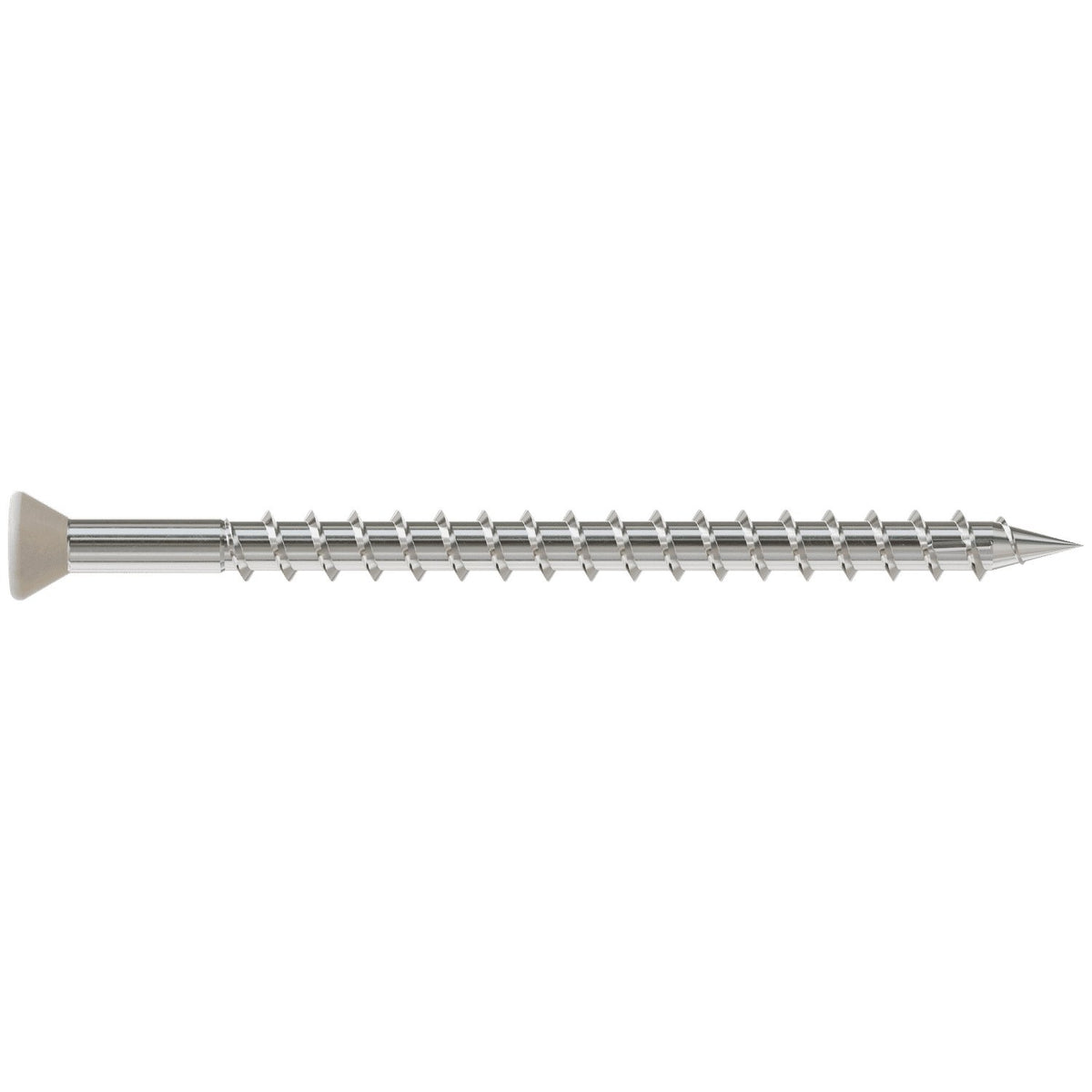 Simpson #7 x 2-1/2 in. Collated Trim-Head Screw Sharp Point Type 305 SS Gray 03 #2 Sq Drive 1000-Pk