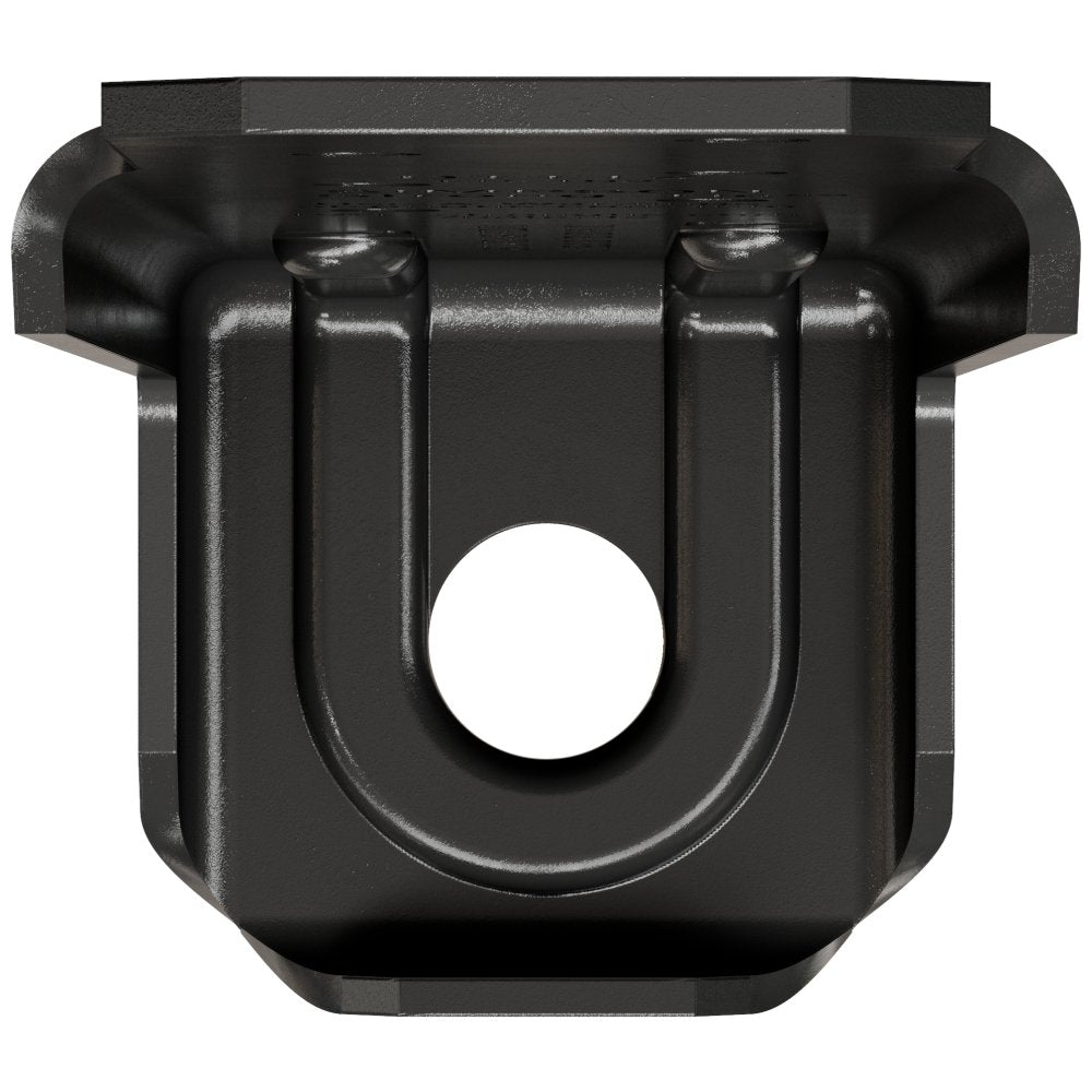 Simpson DTT1PC Outdoor Accents DTT1PC ZMAX, Black Powder-Coated Deck Tension Tie for 2x