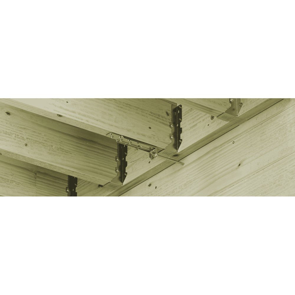 Simpson DTT1SS-KT Stainless-Steel Deck Tension Tie Kit for 2x with Screws (4 per kit)