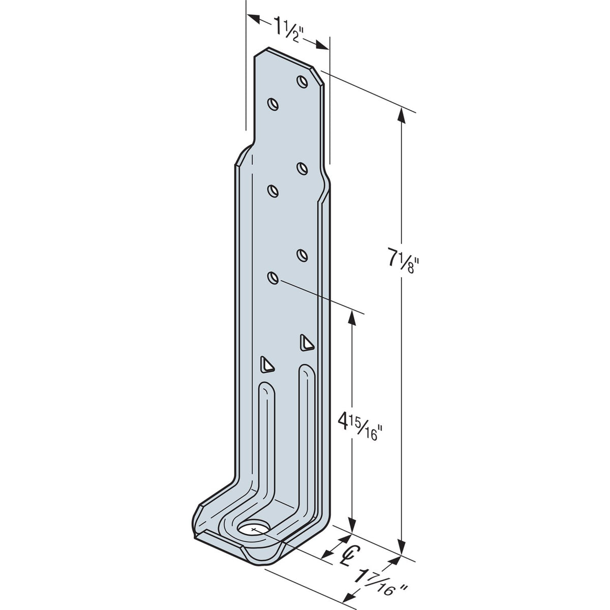Simpson DTT1Z Deck Tension Tie ZMAX