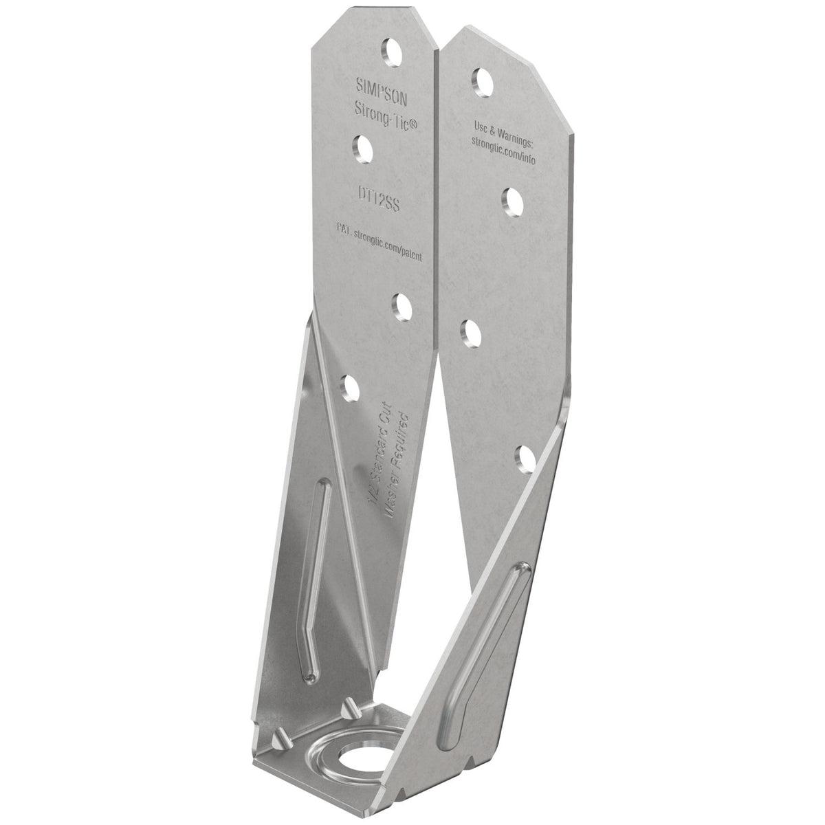 Simpson DTT2Z-SDS2.5 Deck Tension Tie w/2.5" SDS Screws, ZMAX