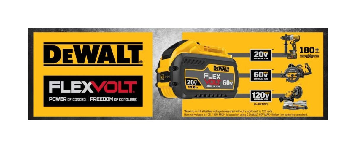 DeWALT 20V/60V MAX FlexVolt 12.0 Ah Lithium-Ion Battery DCB612