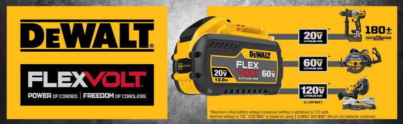 DeWALT 20V/60V MAX FlexVolt 12.0 Ah Lithium-Ion Battery DCB612