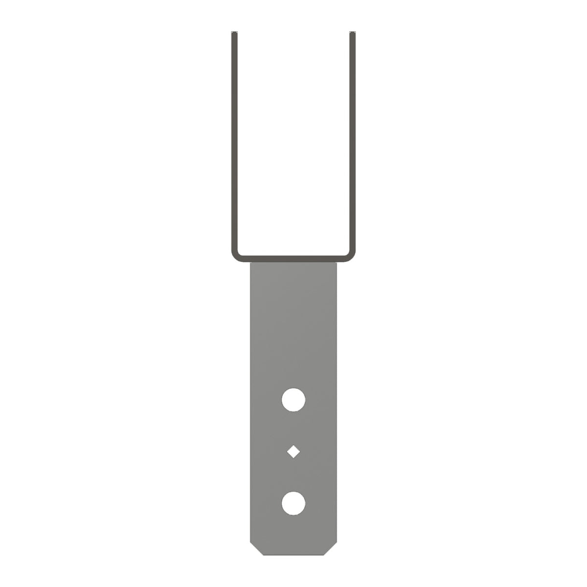 Simpson ECC3 1/4-4HDG End Column Cap 3-1/8 in Beam 4X Post HDG