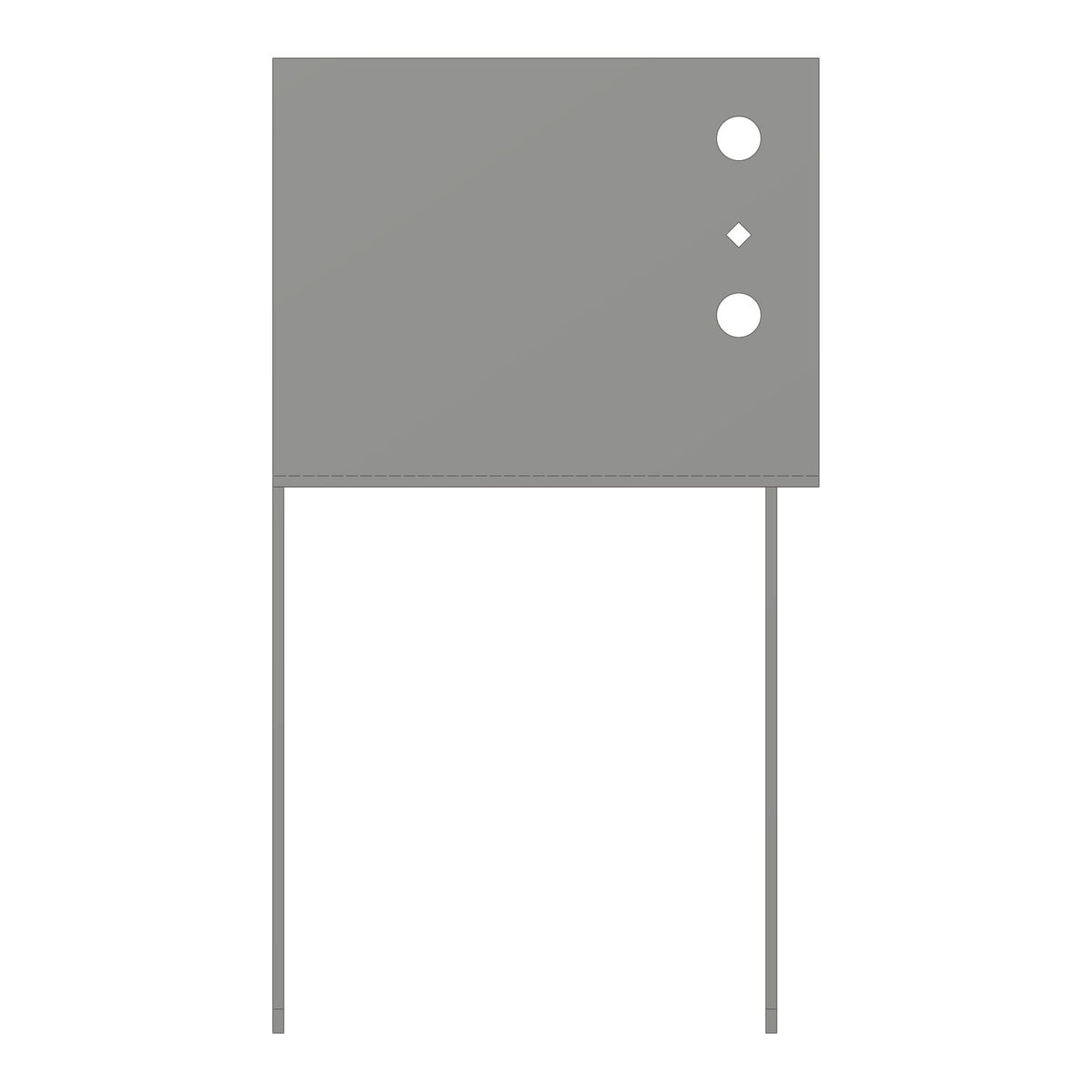 Simpson ECC48 End Column Cap for 4x Beam and 8x Post 7-Ga Steel Gray Paint