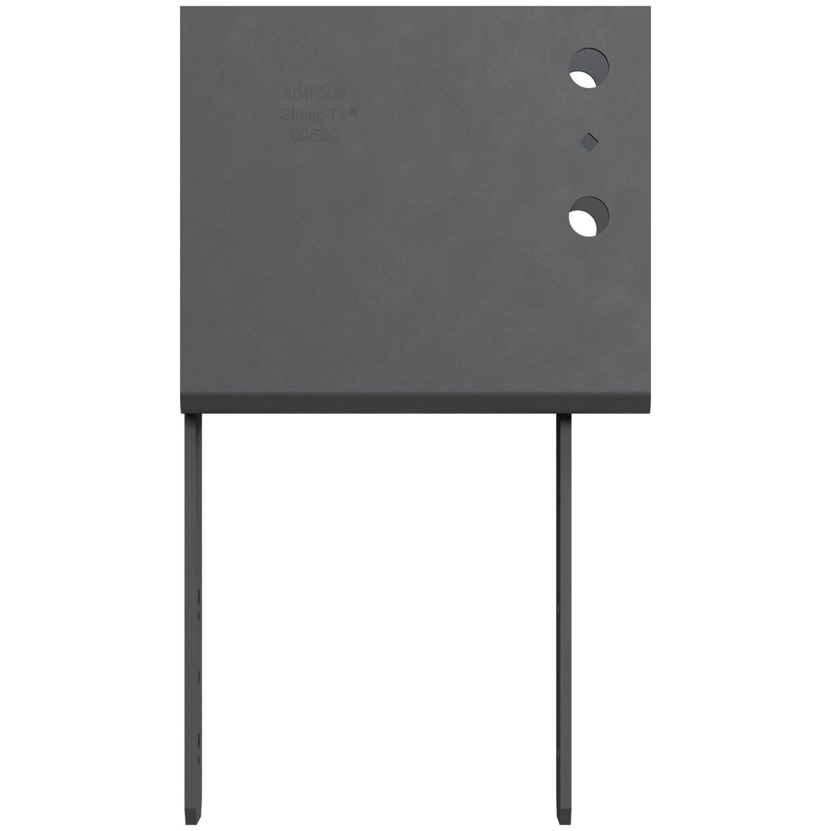Simpson ECC5 1/4-8 End Column Cap for 5-1/8 in. Beam and 8x Post 3-Ga Steel