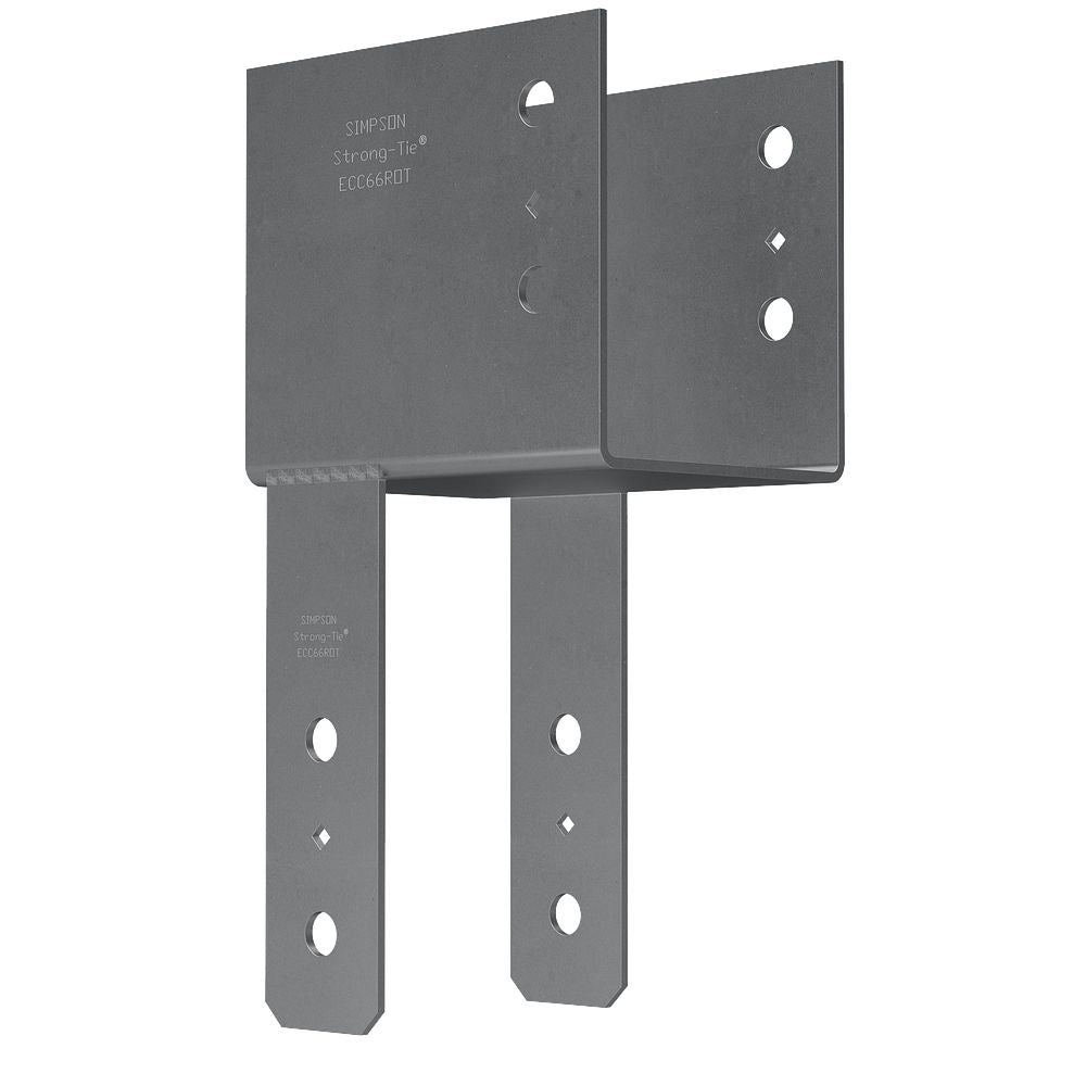 Simpson ECC88ROT End Column Cap 8X Beam, 8X Post Rotated Straps