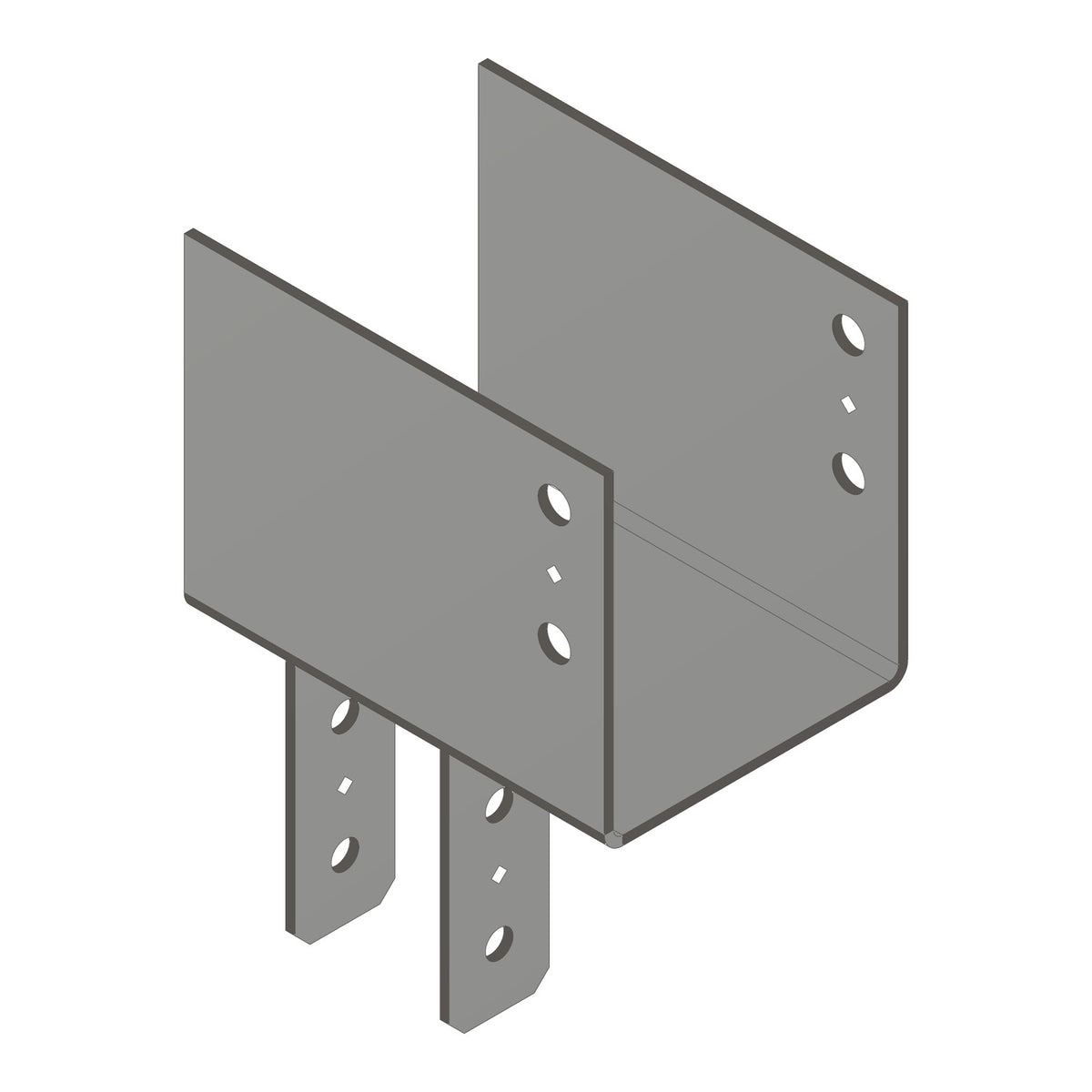 Simpson 7in Beam 4X Post End Column Cap ECC7 1/8-4