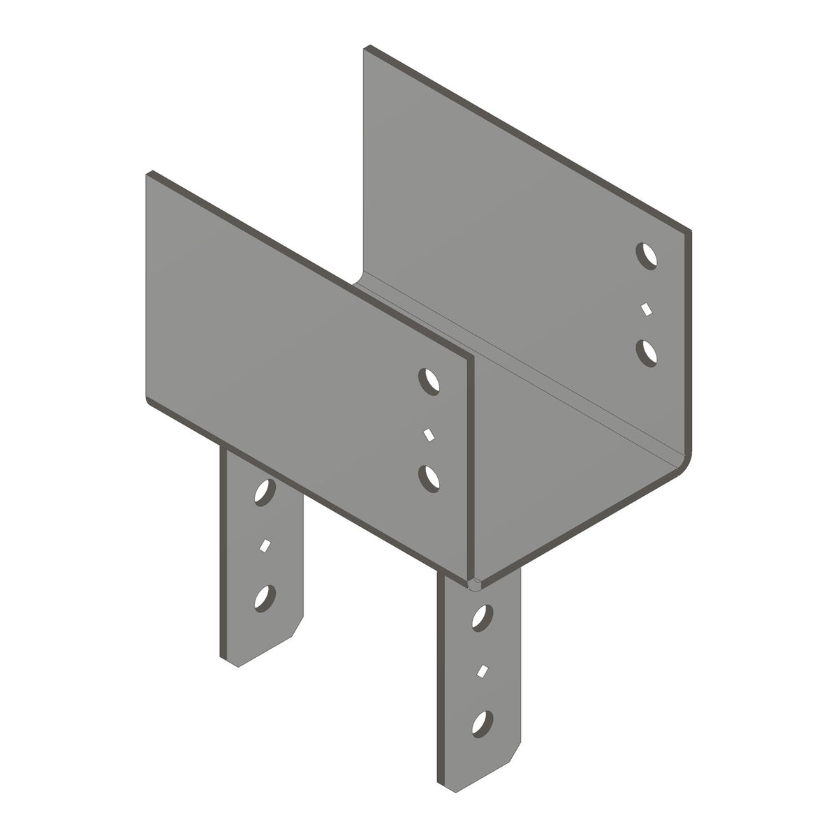 Simpson ECC77 End Column Cap 6-3/4 in Beam 6-3/4 in Post