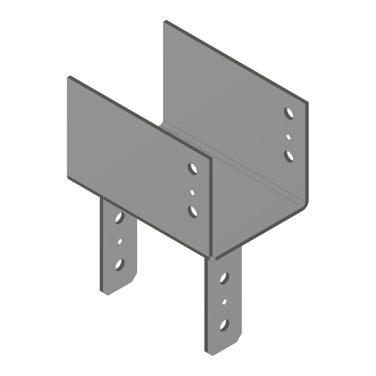 Simpson ECC78 End Column Cap 6-3/4 in Beam 8X Post