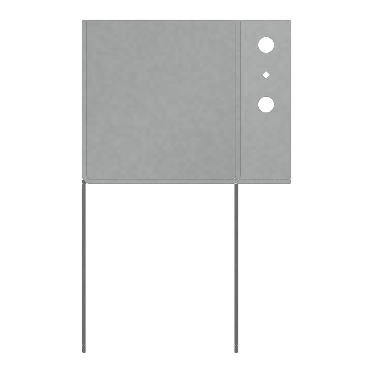 Simpson 8 in. Beam L-Shape End Column Cap ECCL8X