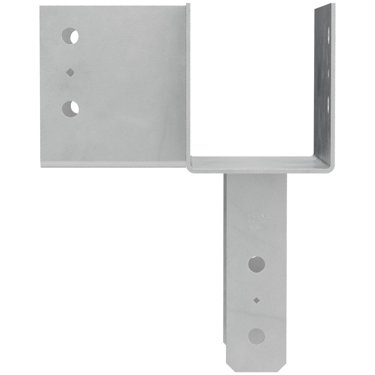 Simpson ECCLL464 L-Shape End Column Cap 4x Beam 6x Post Skewed Left 7-Ga Steel