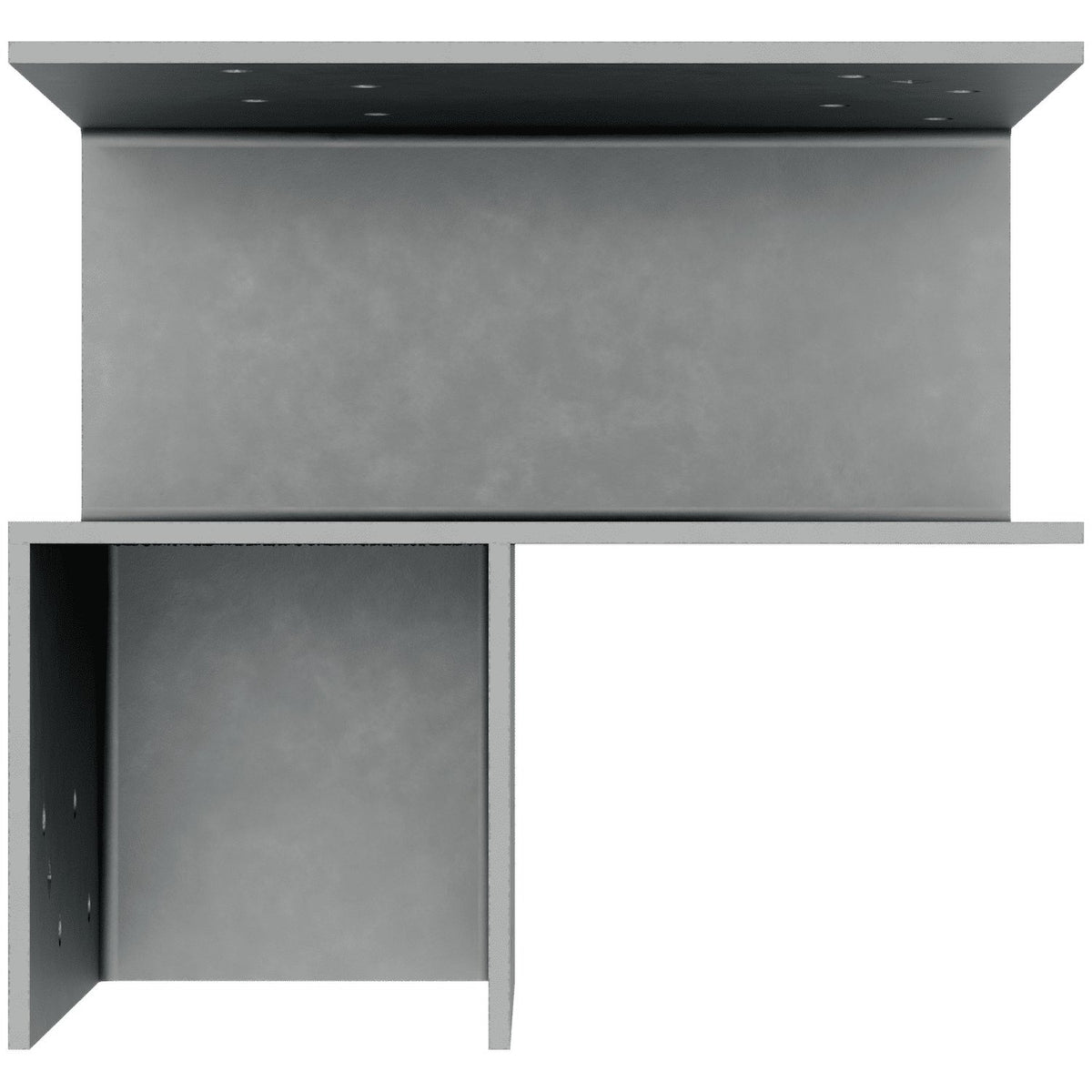 Simpson ECCLLQ3.25-6SDS L-Shape End Column Cap for 3-1/4 in Beam 6x Post Skewed Left w/Screws