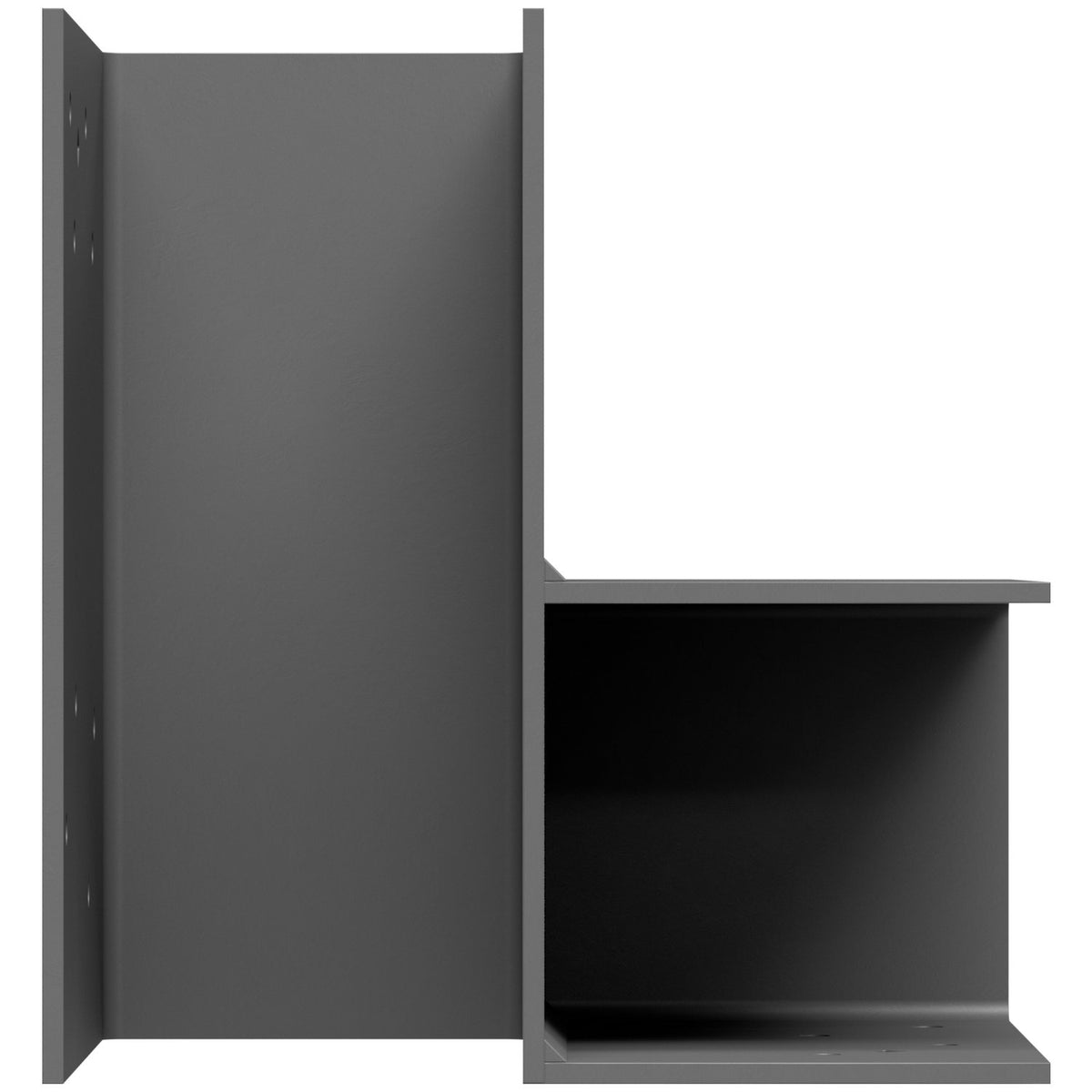 Simpson ECCLLQ464HDG L-Shape End Column Cap 4x Beam 6x Post Skewed Left HDG 7-Ga Steel w/SDS Screws