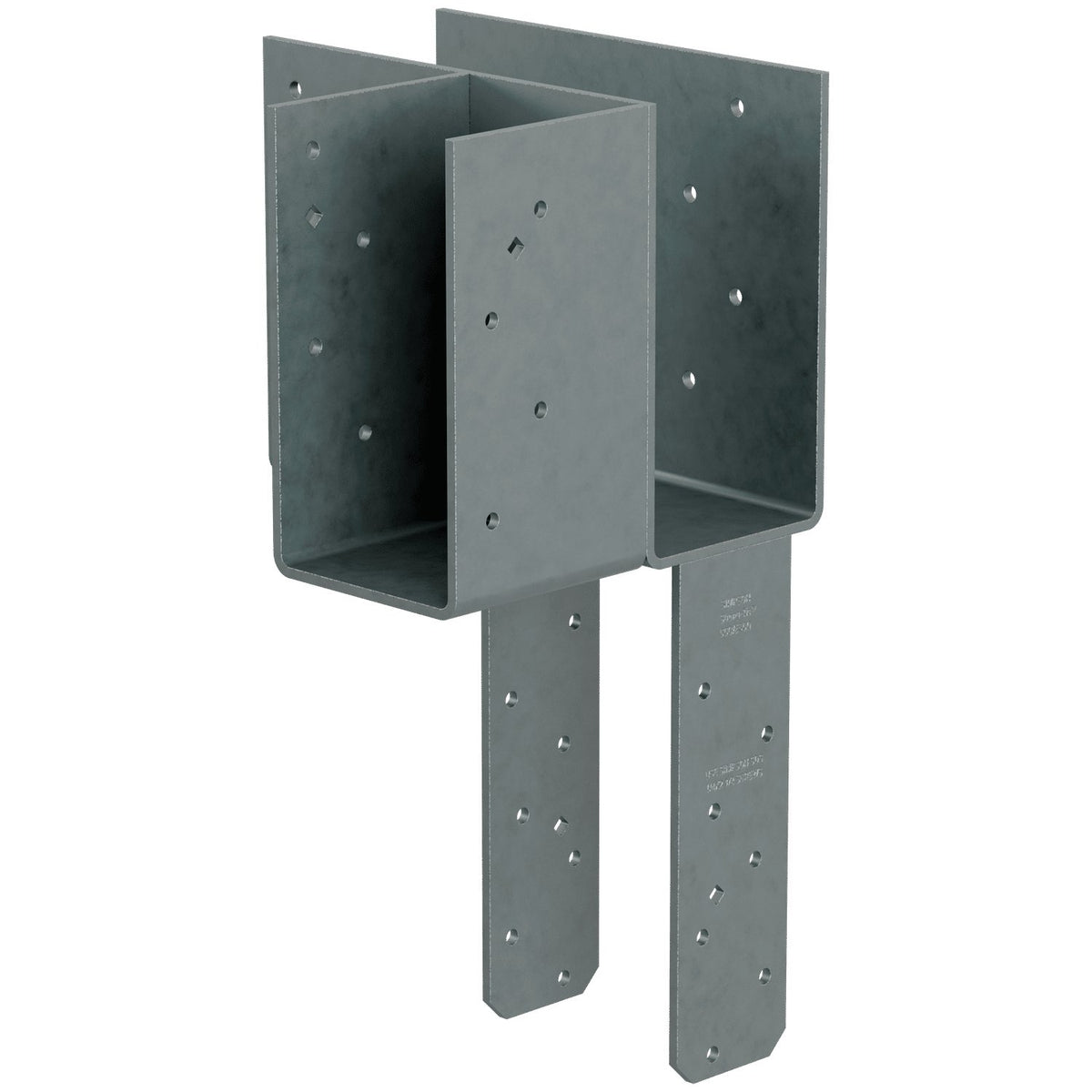 Simpson ECCLRQ3.25-6 Right L-Shape End Column Cap 3-1/4x6 w/Screws
