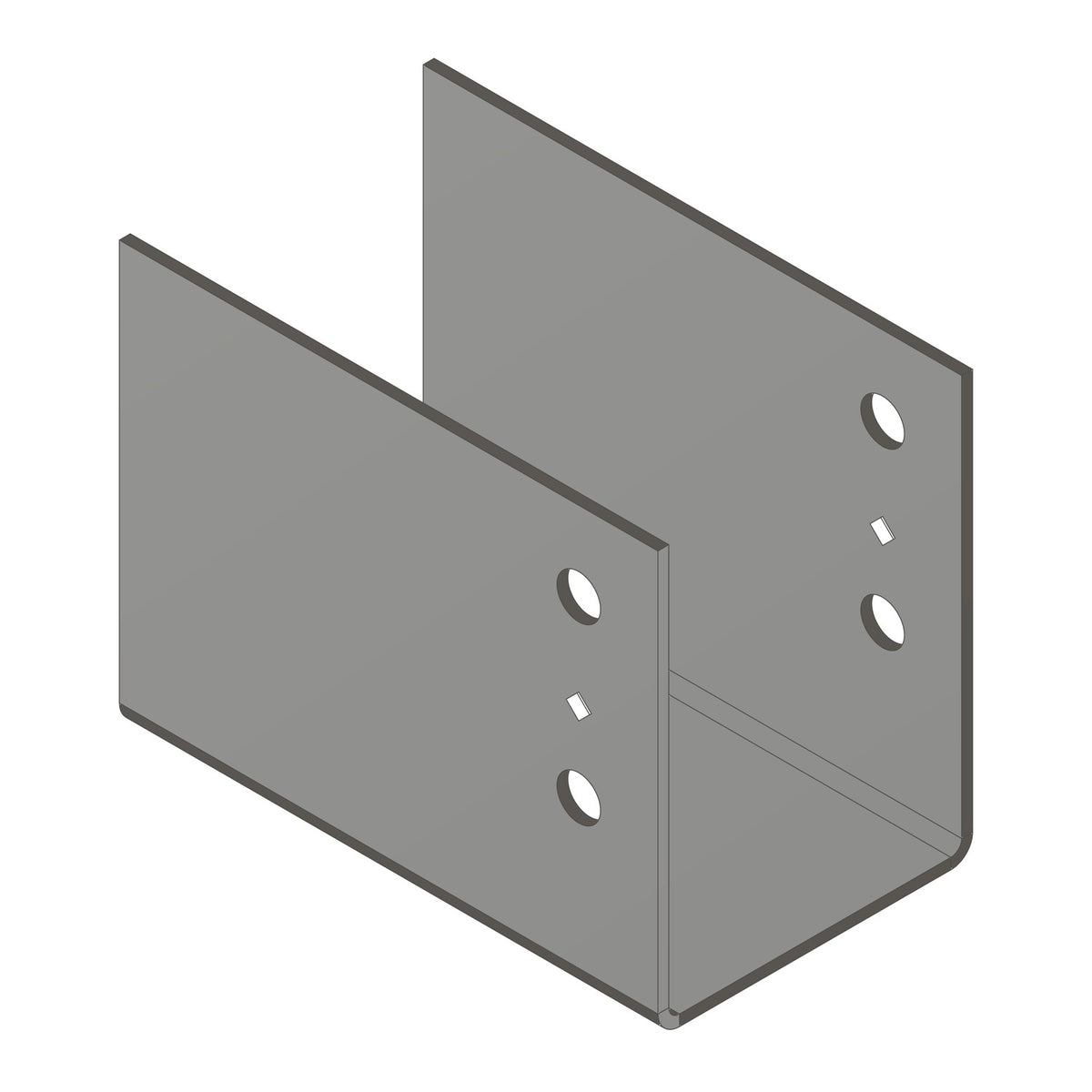 Simpson ECCO4.62 Triple 2X Beam End Column Cap Legs Omitted