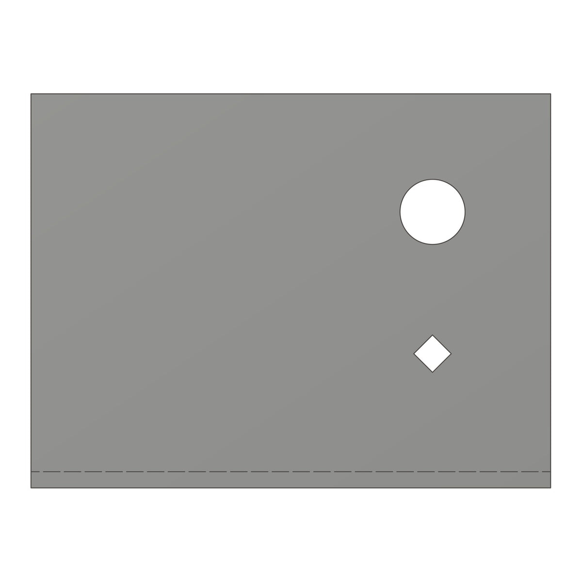 Simpson ECCO4 End Column Cap No Legs for 4x Beam 3-1/2 in. Width 4 in. Height 7-Ga Uncoated Steel